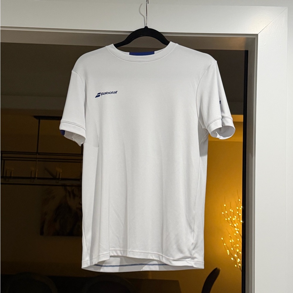 Babolat Men's White Tennis tee